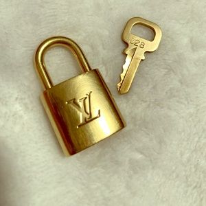 Authentic Louis Vuitton Lock and Key Set